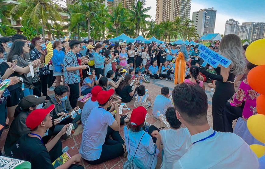 A community activity of the Vietnam Network of Transgender People, BridgeFest 2022, the 6th annual music and community festival. (Photo: VNP/VNA)