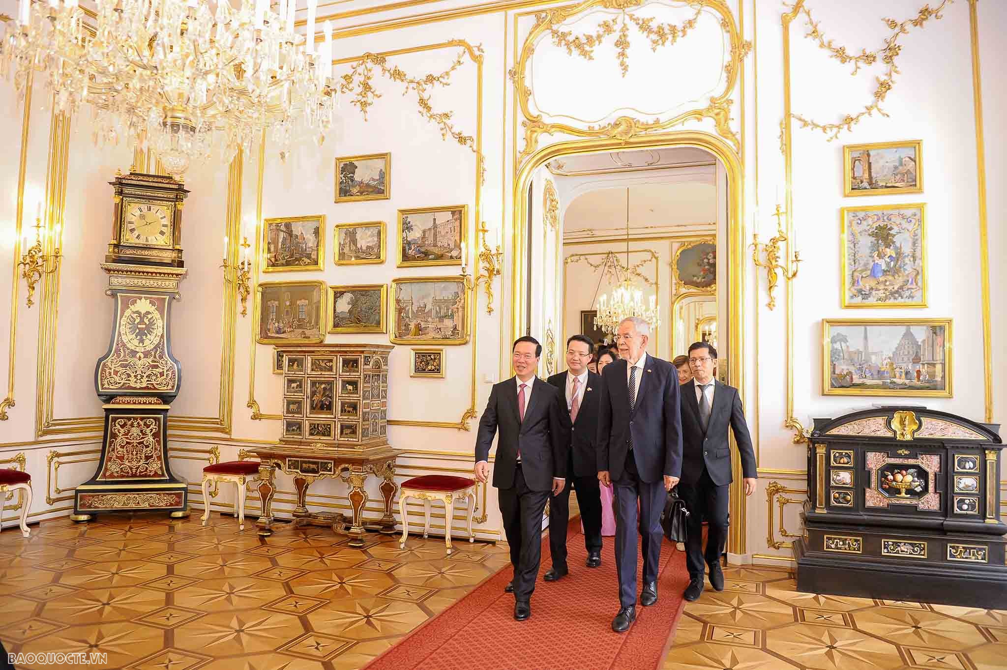 Official welcome ceremony held for President Vo Van Thuong in Vienna Official welcome ceremony held for President Vo Van Thuong in Vienna