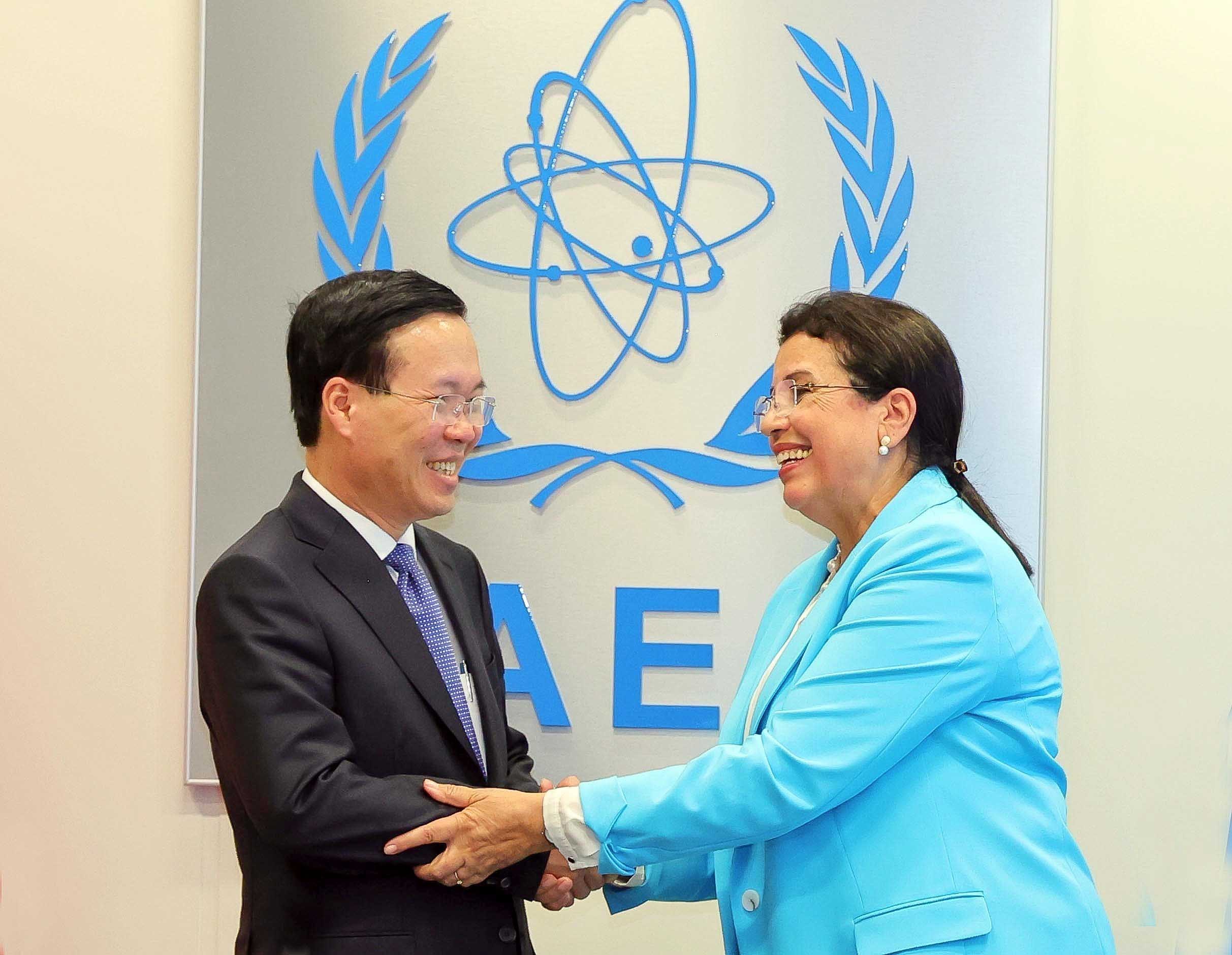 President Vo Van Thuong received Acting Director General of IAEA President Vo Van Thuong received Acting Director General of IAEA