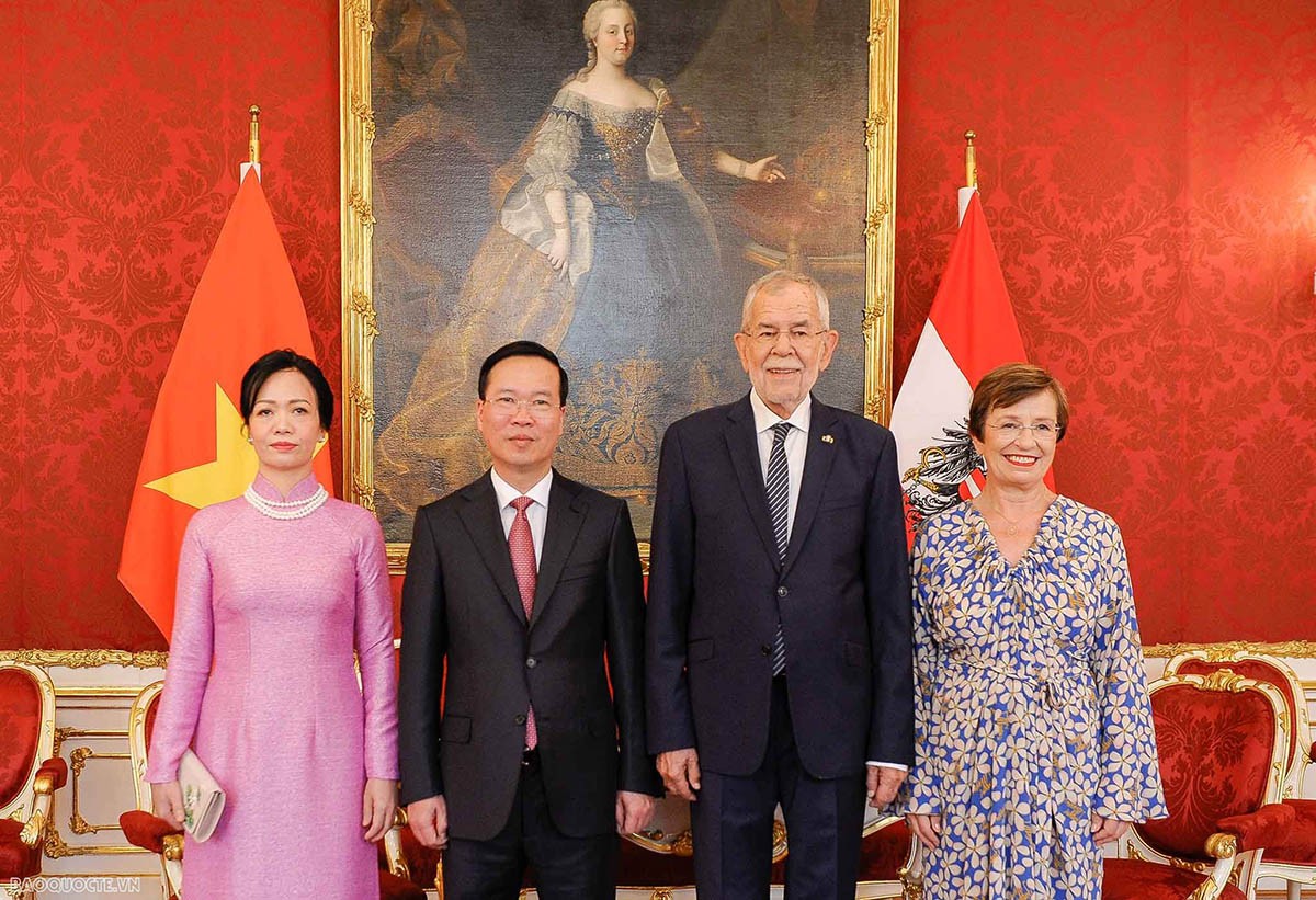 President Vo Van Thuong wraps up Austria visit; heading to Italy, Vatican
