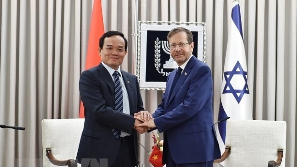 Deputy PM Tran Luu Quang has a meeting with Israeli President Isaac Herzog