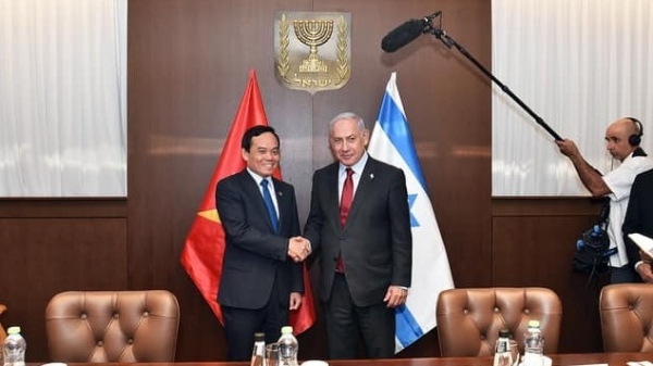 Deputy PM Tran Luu Quang, Israeli PM Benjamin Netanyahu hold talks