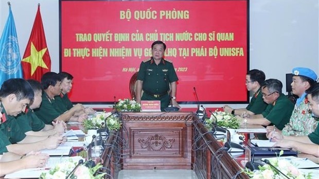 Vietnamese officer to take on UN peacekeeping mission in Abyei