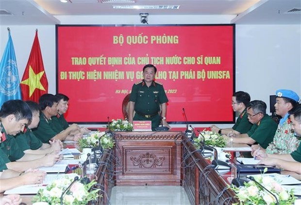 Vietnamese officer to take on UN peacekeeping mission in Abyei | Politics | Vietnam+ (VietnamPlus)