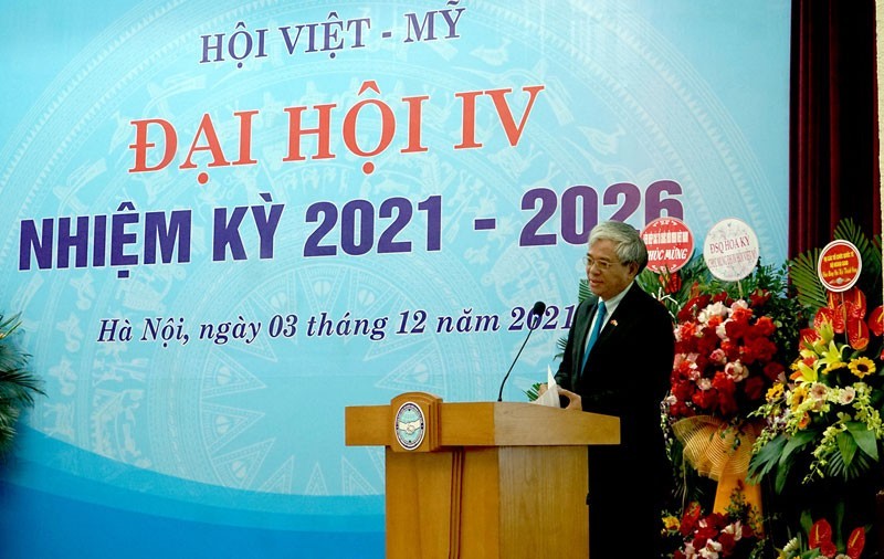 (07.28) Former Ambassador to US Pham Quang Vinh at the 4th Congress of Vietnam-US Society.