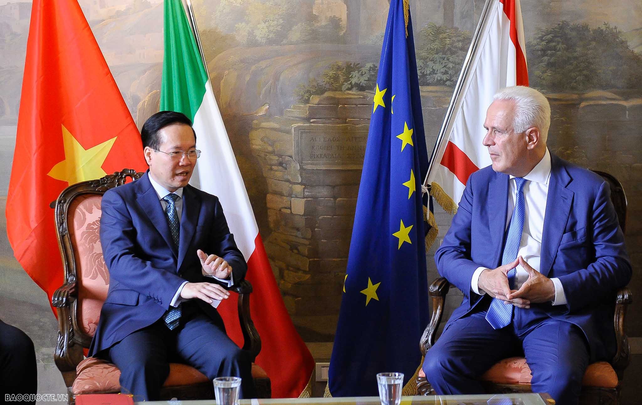 President  Vo Van Thuong visits Italy&rsquo;s Tuscany region
