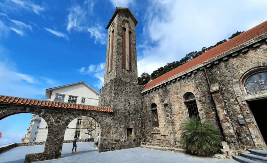 The Stone Church of Tam Dao is a popular tourist attraction that draws increasing numbers of visitors. (Photo: VNA)