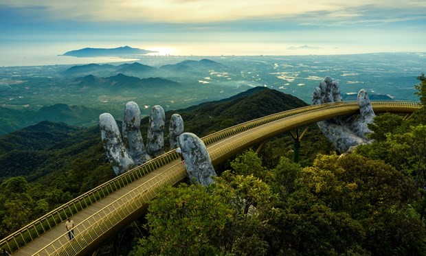 Celebrating fifth anniversary of Golden Bridge, a modern, man-made world wonder  | Travel | Vietnam+ (VietnamPlus)