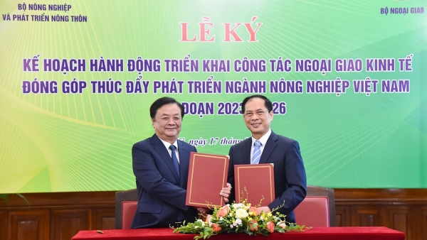 Ministers signed action plan on economic diplomacy promoting agricultural development