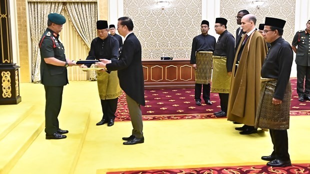Malaysian King receives Vietnamese Ambassador to Malaysia