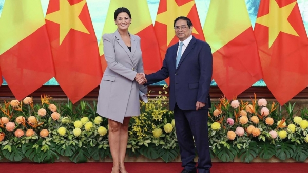 Prime Minister Pham Minh Chinh meets with Belgian Senate President Stéphanie D'Hose