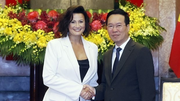 President Vo Van Thuong receives President of the Belgian Senate