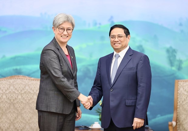 Prime Minister Pham Minh Chinh receives Australian Foreign Minister Penny Wong