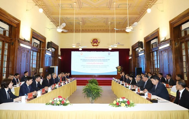 Chief Justice Nguyen Hoa Binh holds talks with Lao counterpart, strengthening court cooperation