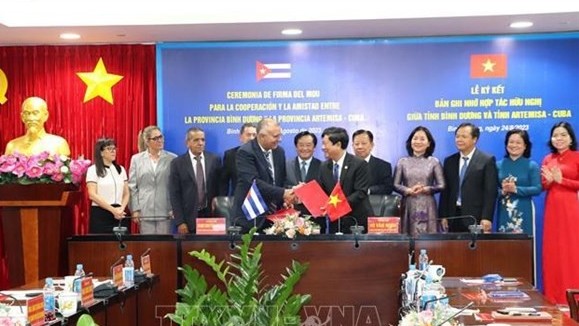 Binh Duong, Cuba’s Artemisa province strengthen cooperation