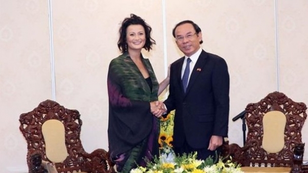 Ho Chi Minh City Party Secretary receives Belgian Senate President Stéphanie D'Hose