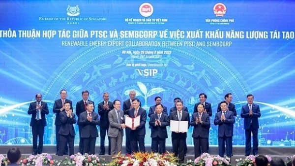 Vietnam, Singapore PMs witnessed granting license to carry out offshore renewable energy project