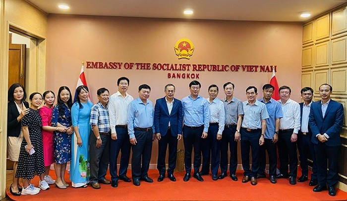 The leadership of Dong Thap province visited and worked in Thailand on the operating mechanism of eco-agricultural models