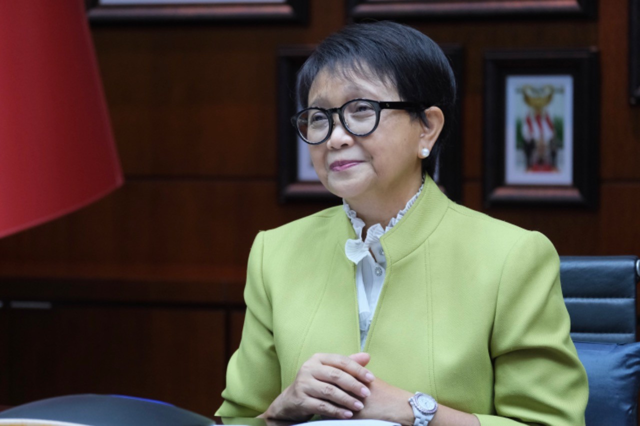 Indonesia's Foreign Minister Retno Marsudi confirmed the role of ASEAN to peace and stability in the region. (Source: Jakarta Post)