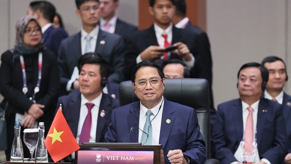 PM Pham Minh Chinh delivered speech at plenary session of 43rd ASEAN Summit