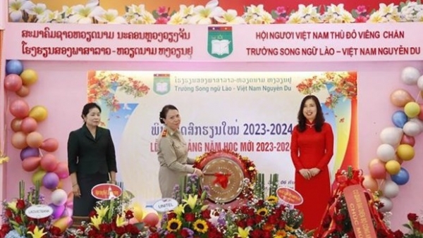 Lao-Viet bilingual school begins new school year in Vientiane