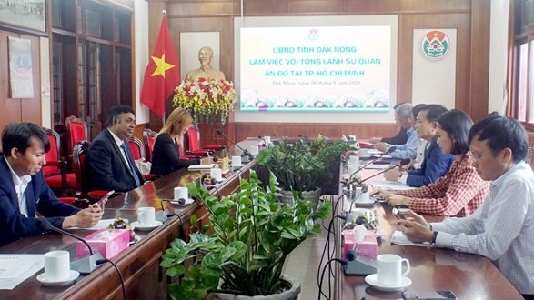 Dak Nong promotes cooperation with Indian localities