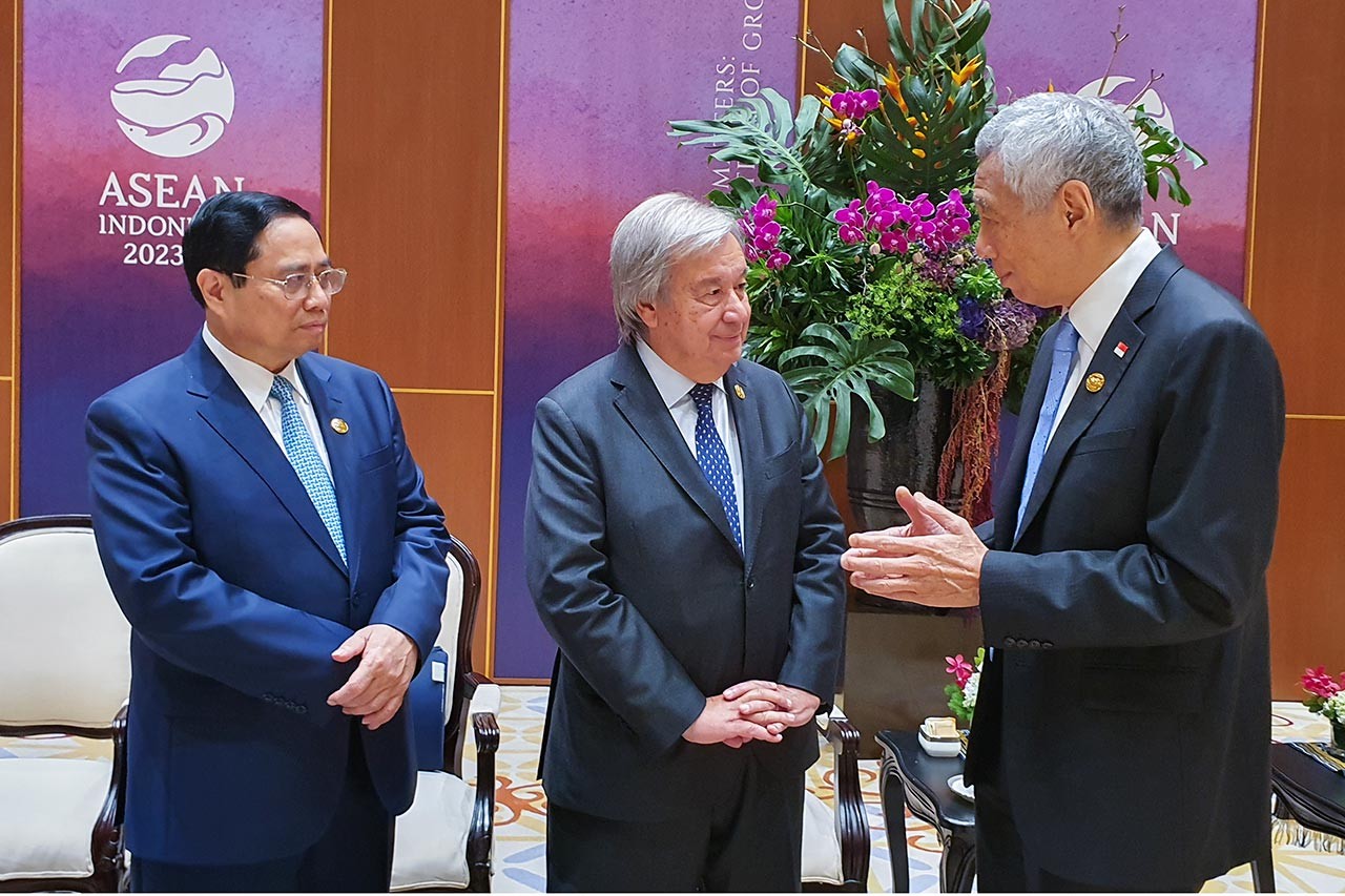 PM Pham Minh Chinh meets foreign leaders, UN Secretary General in Indonesia