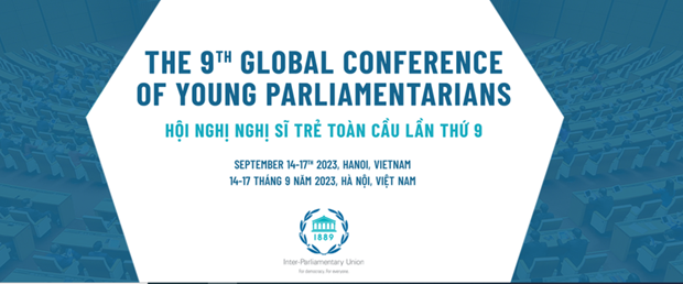 The 9th Global Conference on Young Parliamentarians is the largest multilateral diplomatic event hosted by Vietnam in 2023. (Photo: VNA)