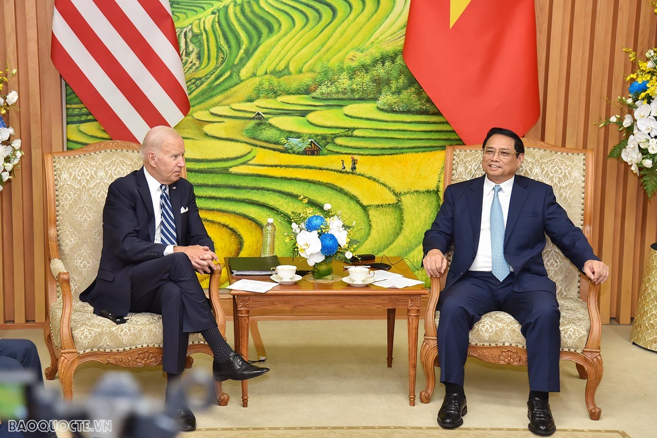 PM Pham Minh Chinh meets US President Joe Biden