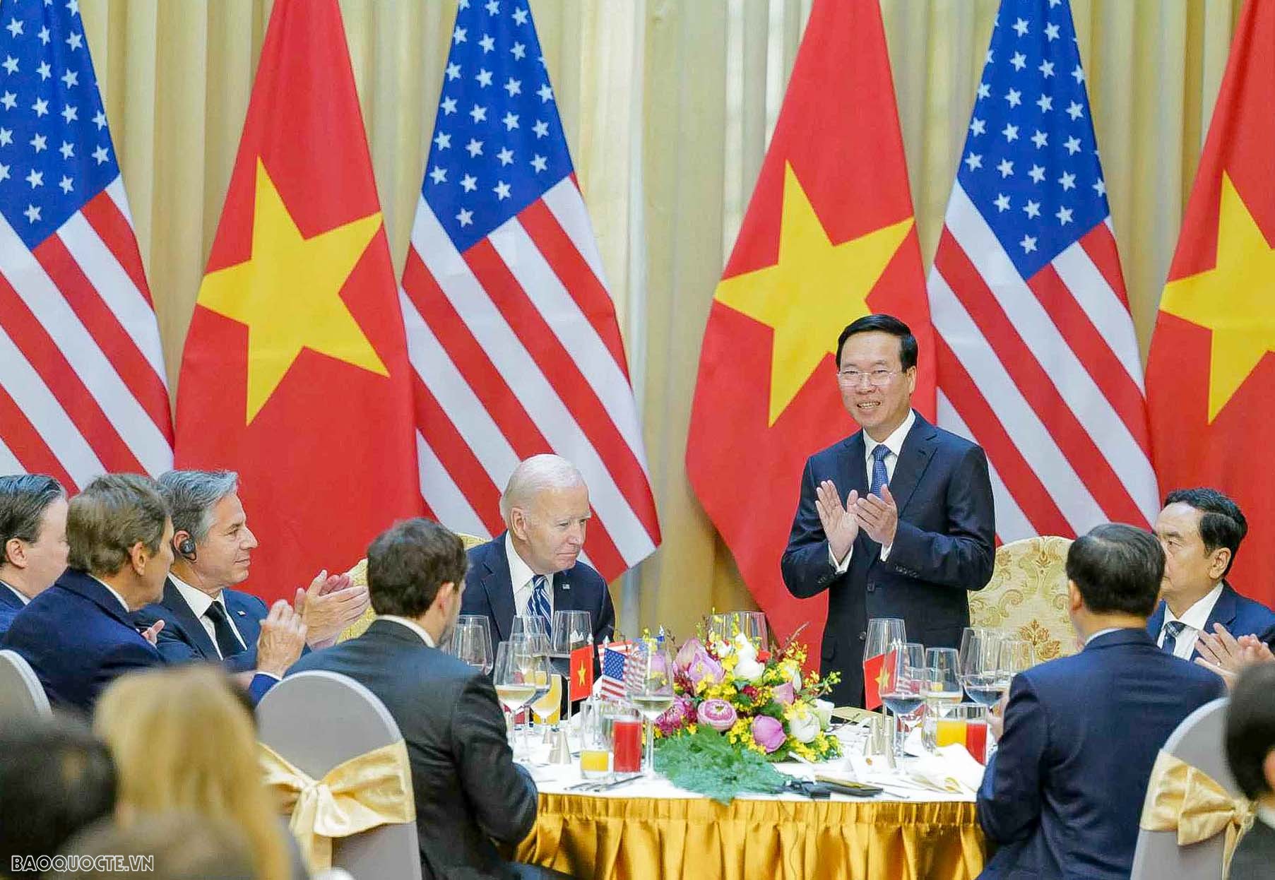 President Vo Van Thuong hosts banquet for US President Joe Biden in Hanoi