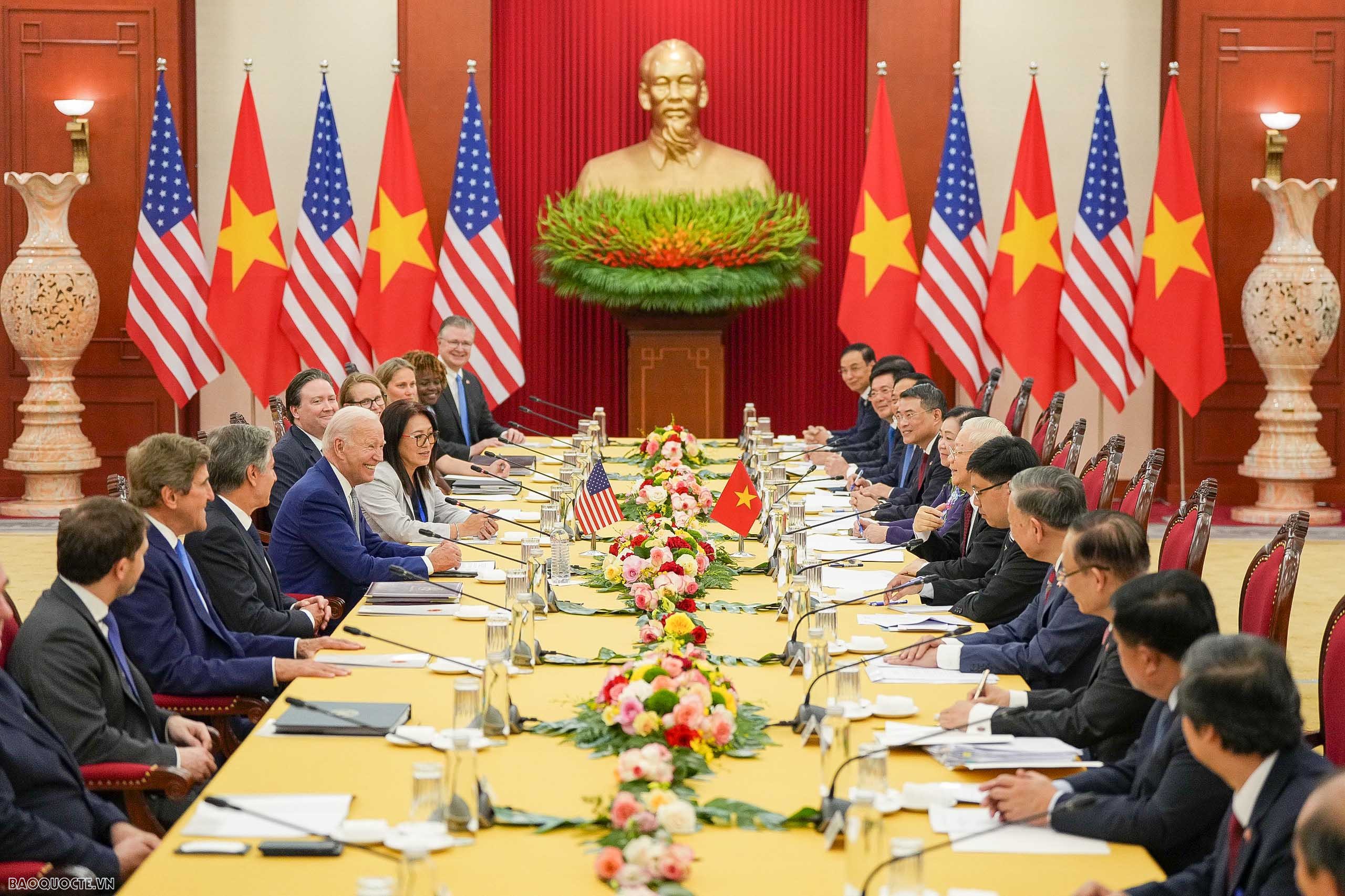 US President Joe Biden’s Vietnam visit spotlighted in media