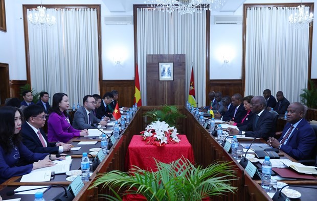 Vice President Vo Thi Anh Xuan holds talks with Mozambican Prime Minister in Maputo
