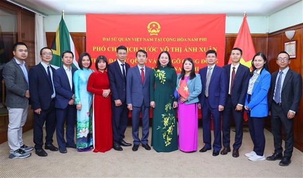 Vice President Vo Thi Anh Xuan active in South Africa