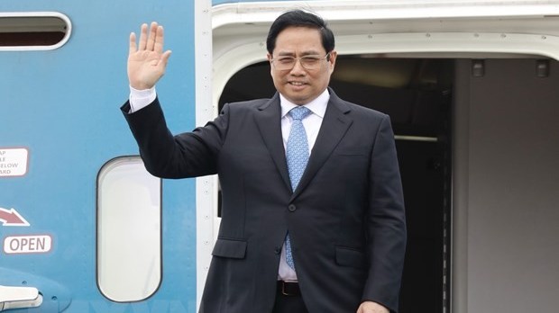 Prime Minister Pham Minh Chinh starts trip for CAEXPO, CABIS in China