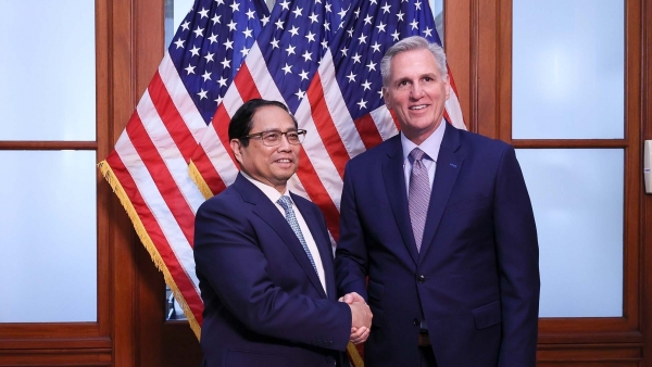 PM Pham Minh Chinh receives Speaker of US House of Representatives