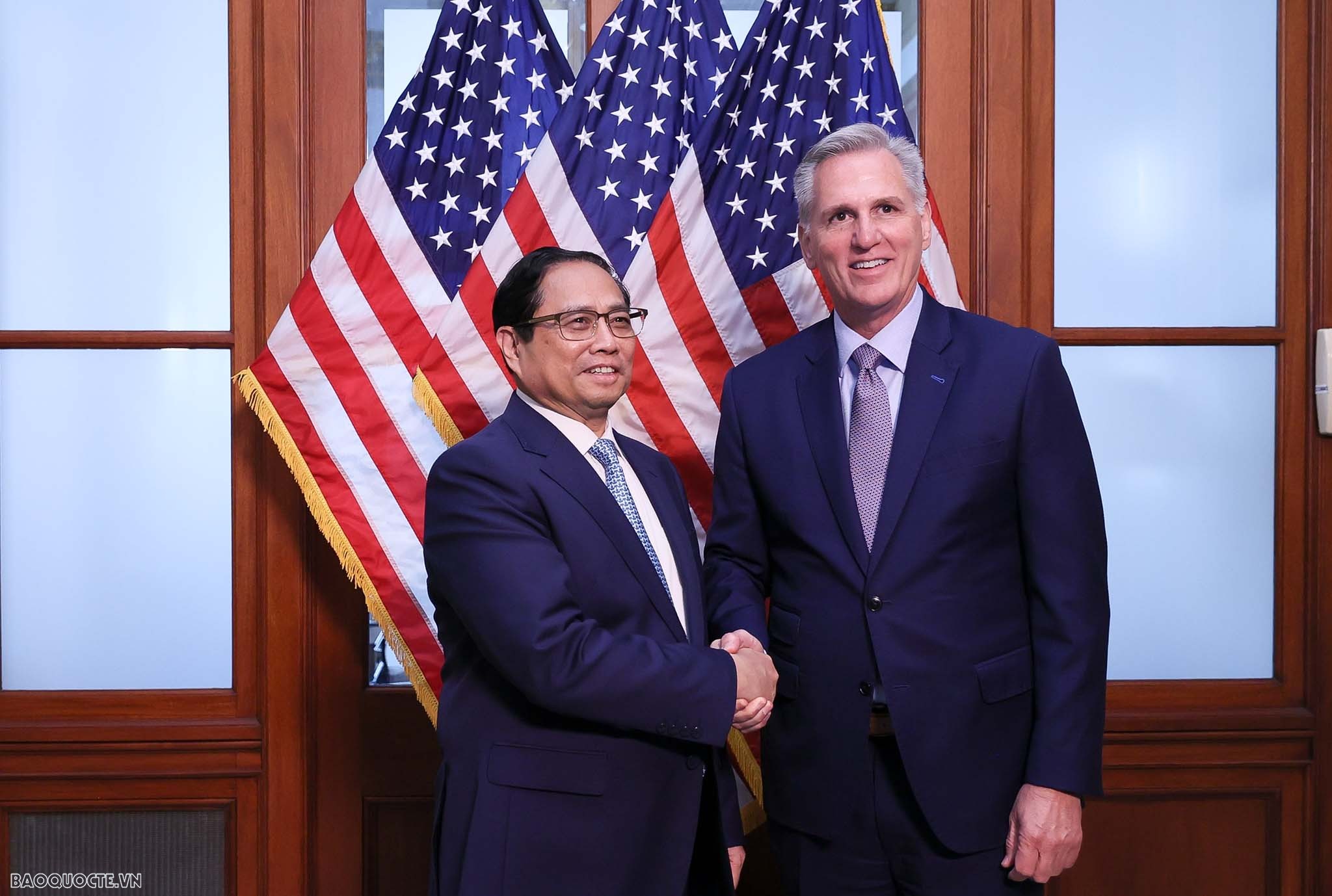 PM Pham Minh Chinh receives Speaker of US House of Representatives