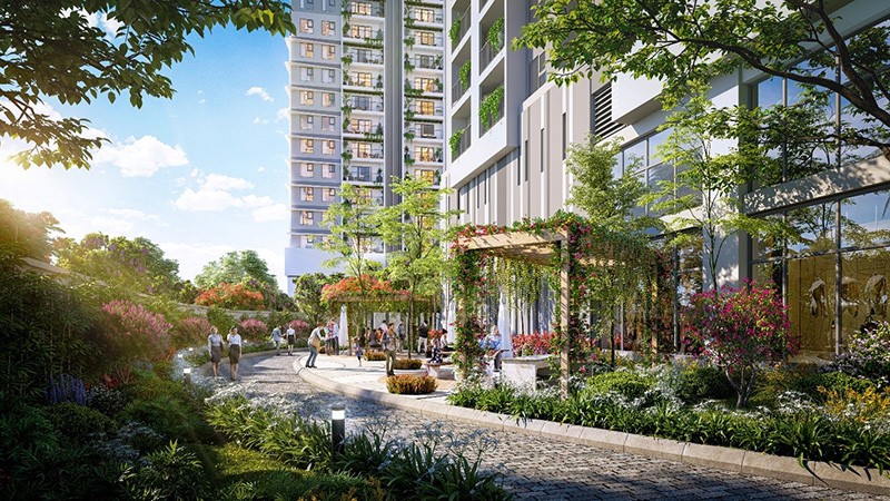 The investor prioritises green trees in shared living spaces