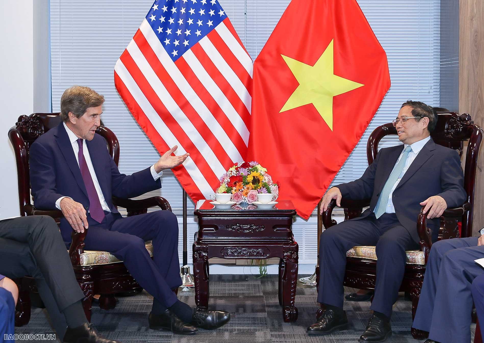 PM Pham Minh Chinh hosts US Special Presidential Envoy for Climate