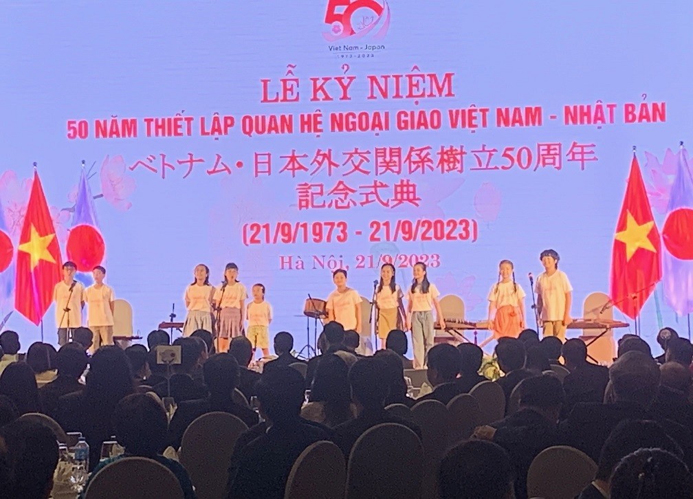 Ceremony marks 50th anniversary of Vietnam-Japan diplomatic relations in Hanoi