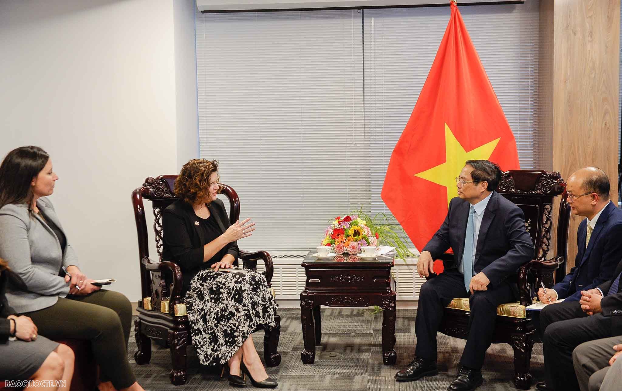 PM Pham Minh Chinh receives leaders of US enterprises in New York