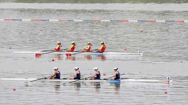 Vietnamese rowers bring home first Asian Games medal