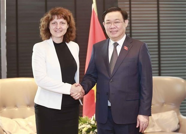 NA Chairman Vuong Dinh Hue receives representatives of Bulgarian, Danish Groups in Sofia NA Chairman Vuong Dinh Hue receives representatives of Bulgarian, Danish Groups in Sofia