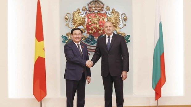 Bulgarian President Rumen Radev hosts NA Chairman Vuong Dinh Hue  in Sofia
