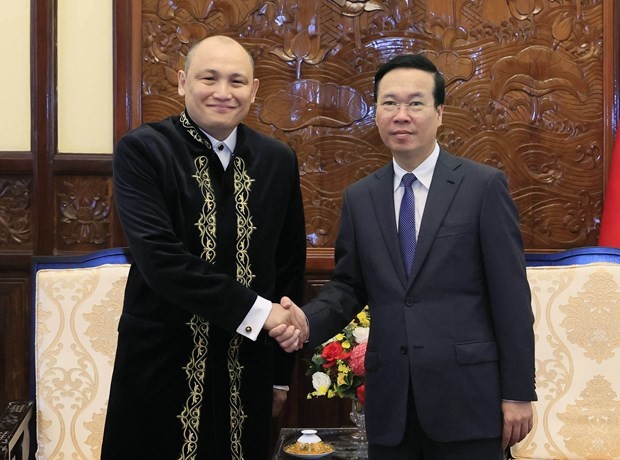 President Vo Van Thuong receives newly accredited Foreign Ambassadors