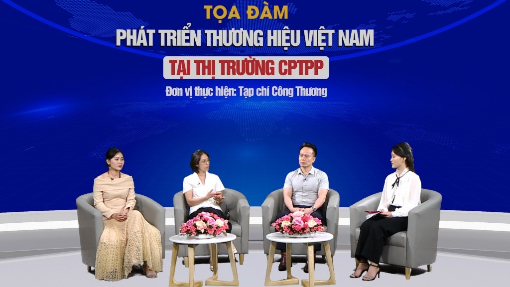 Tọa đàm “Phát triển thương hiệu Việt Nam tại thị trường CPTPP”, ngày 27/9, tại Hà Nội. (Nguồn: HQ)