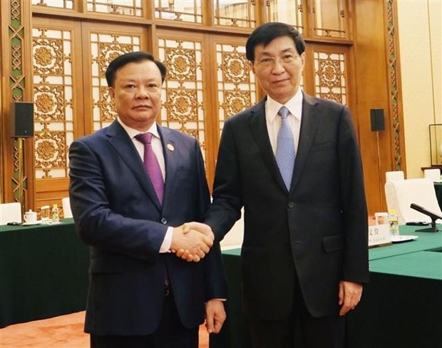 Hanoi Party Secretary meets with China&rsquo;s top political advisor in Beijing