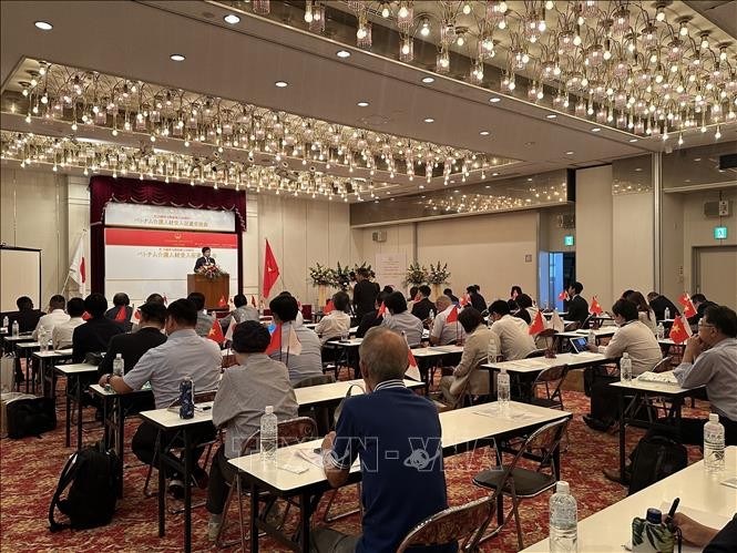 Overview of the Seminar talks Vietnam-Japan labour cooperation potential. (Source: VNA)