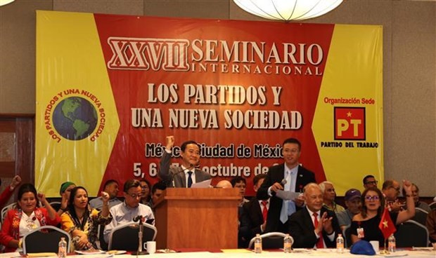 CPV delegation attends annual conference on political parties in Mexico