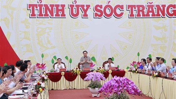 NA Chairman visits Soc Trang, urging province to develop into pivotal hub for agriculture