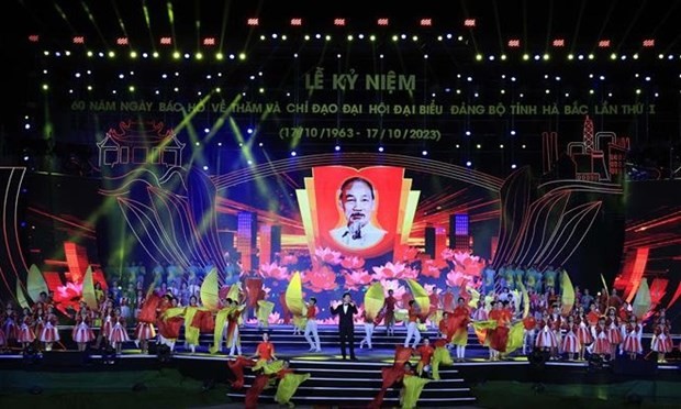 President Vo Van Thuong attends celebration of President Ho Chi Minh’s visit to Ha Bac